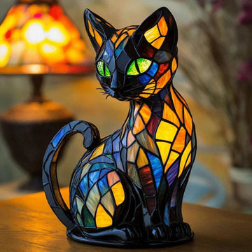 Fun and Colorful Cat Lamp