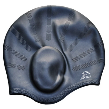 Waterproof Rubber Shower Cap with Ear Protection