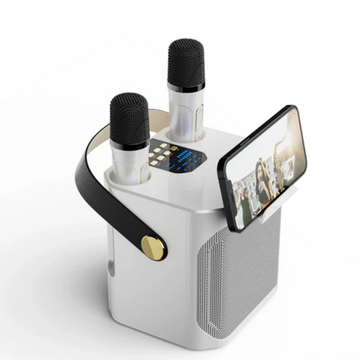 Powerful Portable Bluetooth Speaker with Karaoke Function
