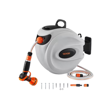Compact Retractable Garden Hose Reel