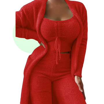 Soft and Comfortable Velvet Pajamas for Women
