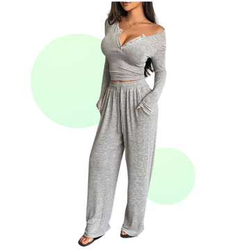 Comfortable Oversized Pants and Sweater