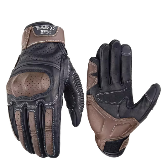 Thick and Durable Leather Motocross Gloves