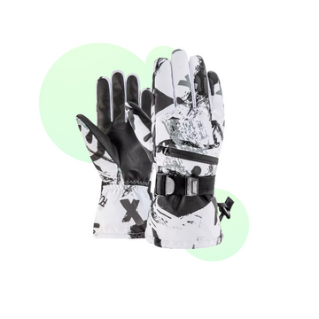 Waterproof and Heated Snow Ski Gloves