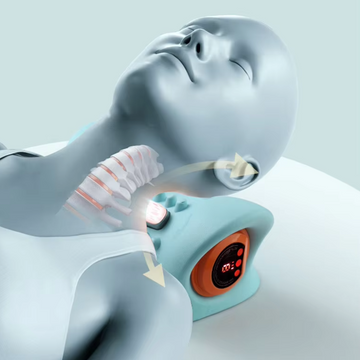 Neck Massage Pillow with Vibration Function