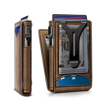 Slim Aluminum Wallet with RFID Protection