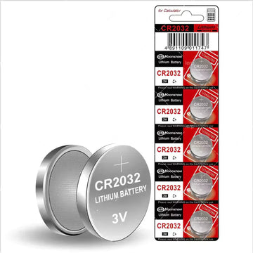 Pack of 5 CR2032 Lithium 3V Batteries – High Capacity & Long Life