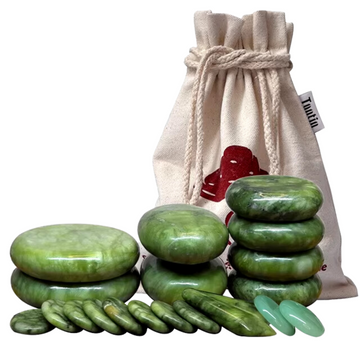 Hot Massage Stones Made of Natural Jade