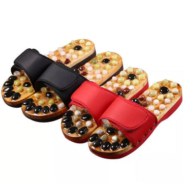 Foot Massage Sandals with River Stones
