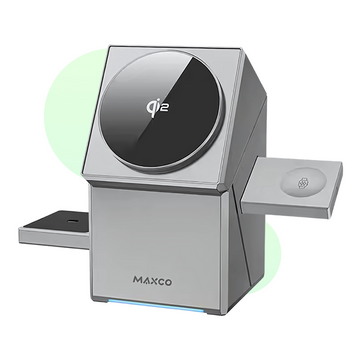 3-in-1 Magnetic Qi Wireless Charger for Phone