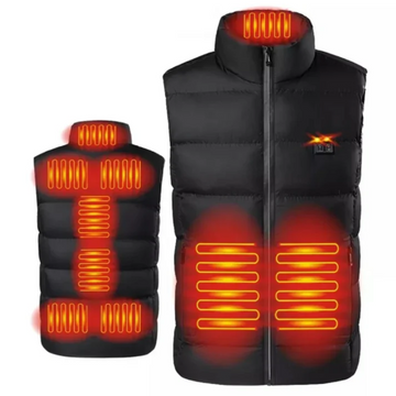 Reversible Heated Fleece Vest
