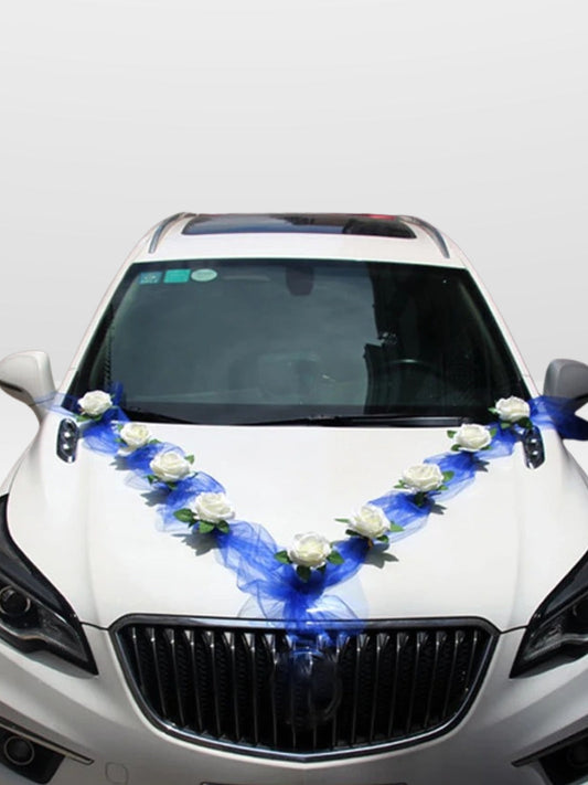 Original and Colorful Wedding Car Decorations