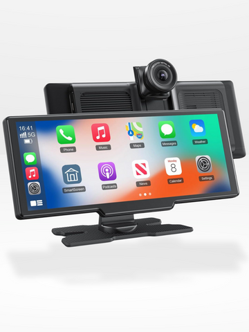 CarPlay Navigation Screen with Built-in Rear Camera