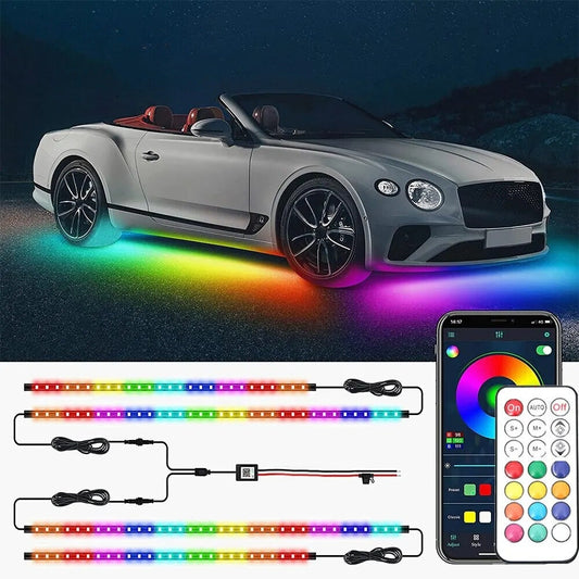 Futuristic Design Under-Car LED Lamp