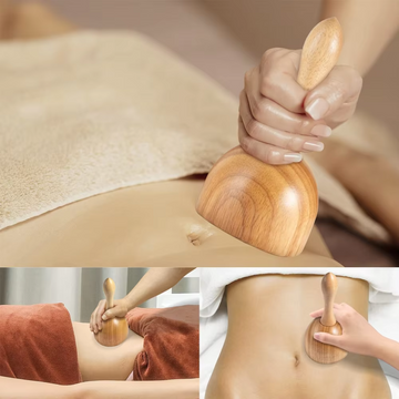 Complete 6-Piece Wood Maderotherapy Kit for Relaxation