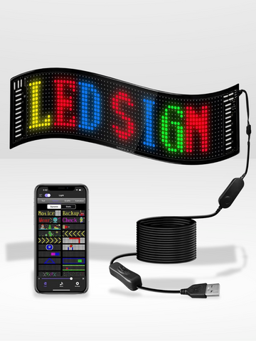 Customizable and Adjustable Car LED Panel