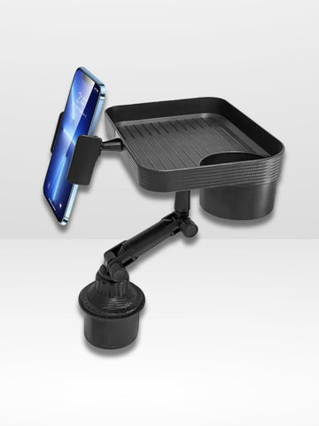 360° Rotating Car Tray with Phone Holder and Cup Holder