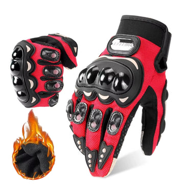 Waterproof and Heated Winter Motorcycle Gloves
